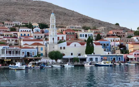 port of Chalki, Greece