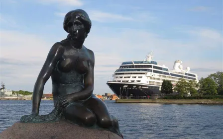 Azamara cruise ship docked at the port of Copenhagen, Denmark