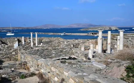 port of Delos, Greece