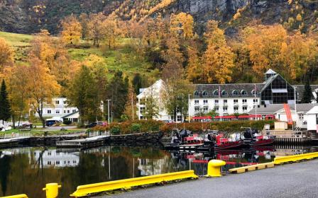 port of Gudvangen, Norway