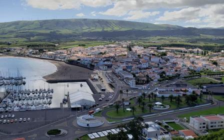 Cruise port of Praia Da Vitoria, Azores