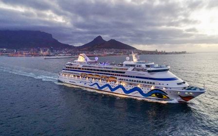 AIDA Aura cruise ship sailing from home port