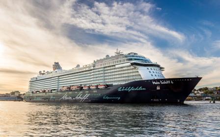 TUI Cruises Mein Schiff 6 cruise ship sailing from home port