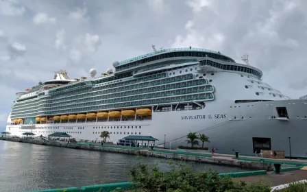 Navigator Of The Seas cruise ship sailing to homeport