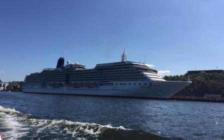 P&O Arcadia cruise ship sailing from homeport