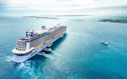 Royal Caribbean Anthem of the Seas cruise ship sailing from home port