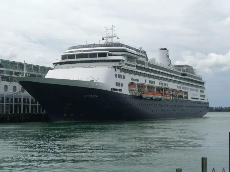 Holland America Line cruise ship ms Volendam sailing to homeport