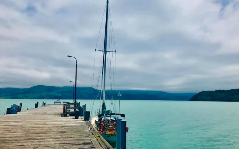 port of Akaroa, New Zealand