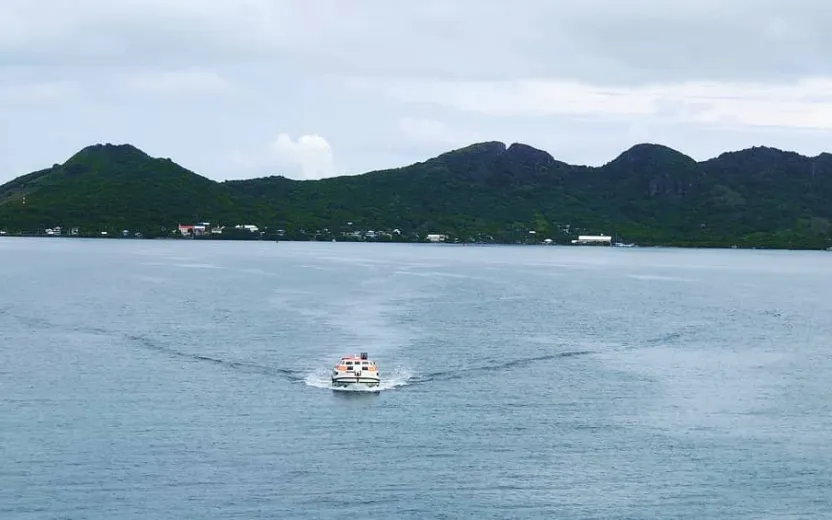 Isla De Providencia, Colombia tender boat in port