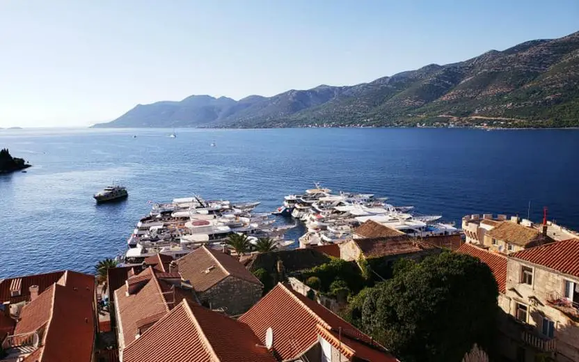 Korcula, Croatia port