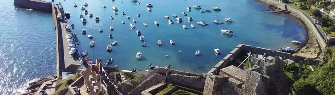 the port of Jersey, Channel Islands