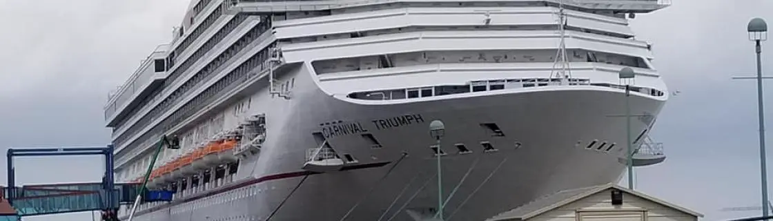 Carnival cruise ship docked at the port of New Orleans NOA