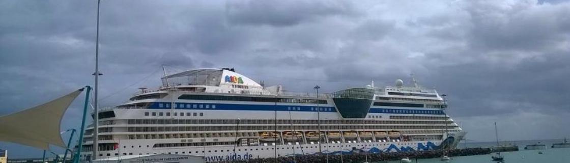 cruise ship at Puerto del Rosario, Fuerteventura