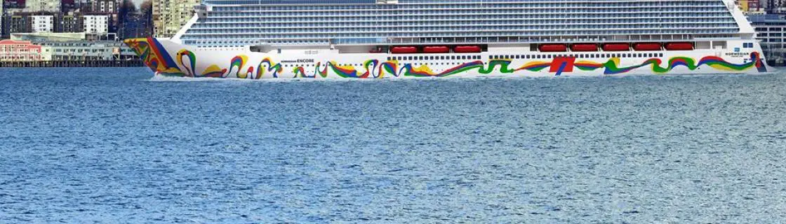 cruise ship arriving at the port of Seattle, Washington