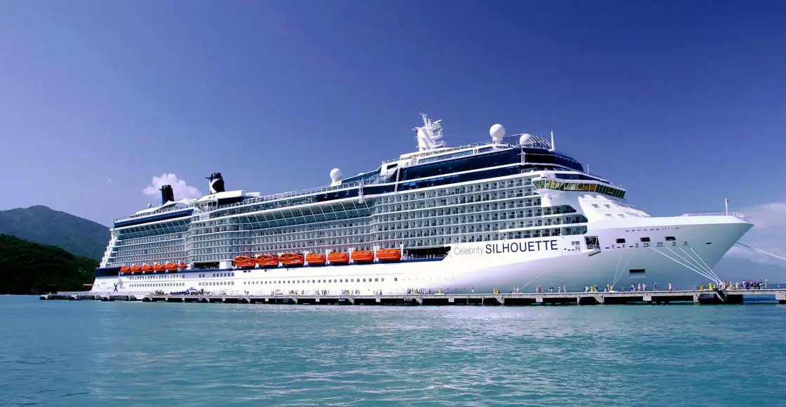 Celebrity Silhouette cruise ship sailing from home port