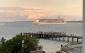 Princess cruise ship anchored at the Norfolk Island, Australia